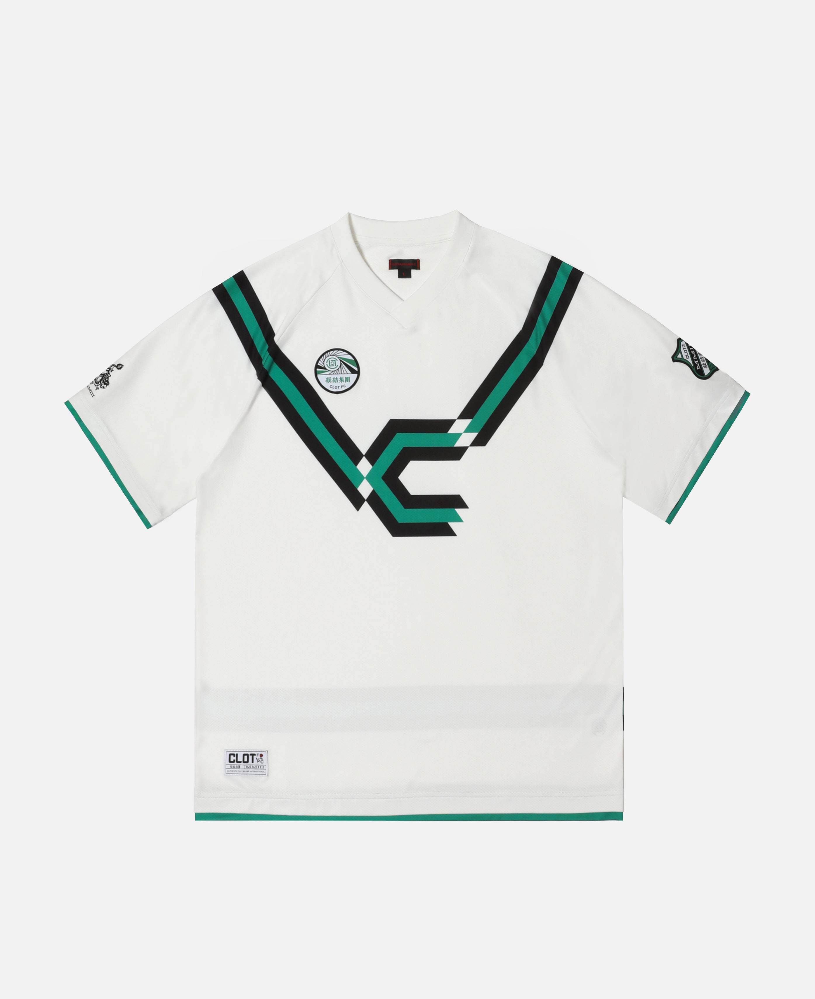 CLOT Soccer V-Neck Jersey (White)