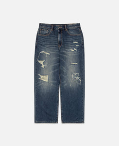 Straight Leg Jeans (Blue)