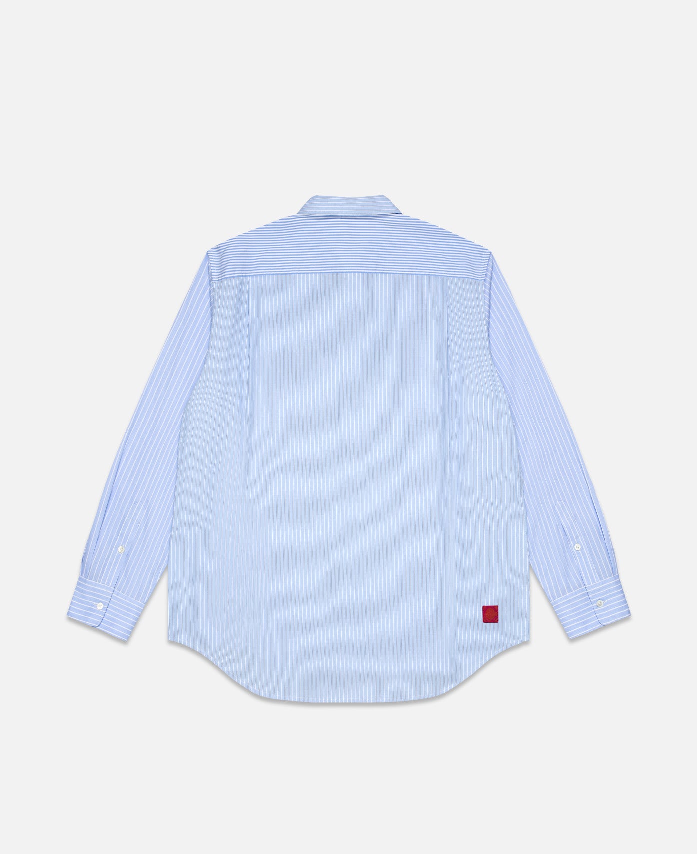 Striped Panel Shirt (Blue)