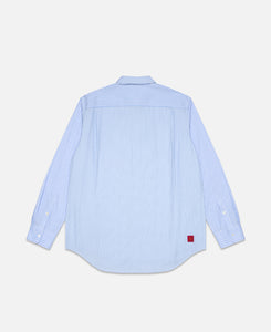 Striped Panel Shirt (Blue)