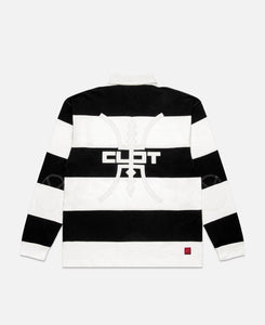 Striped Rugby Shirt (Black)