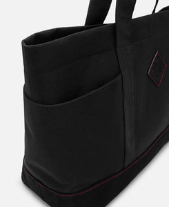 Suede Tote Bag (Black)