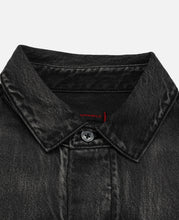 Washed Chinese Shirt (Black)
