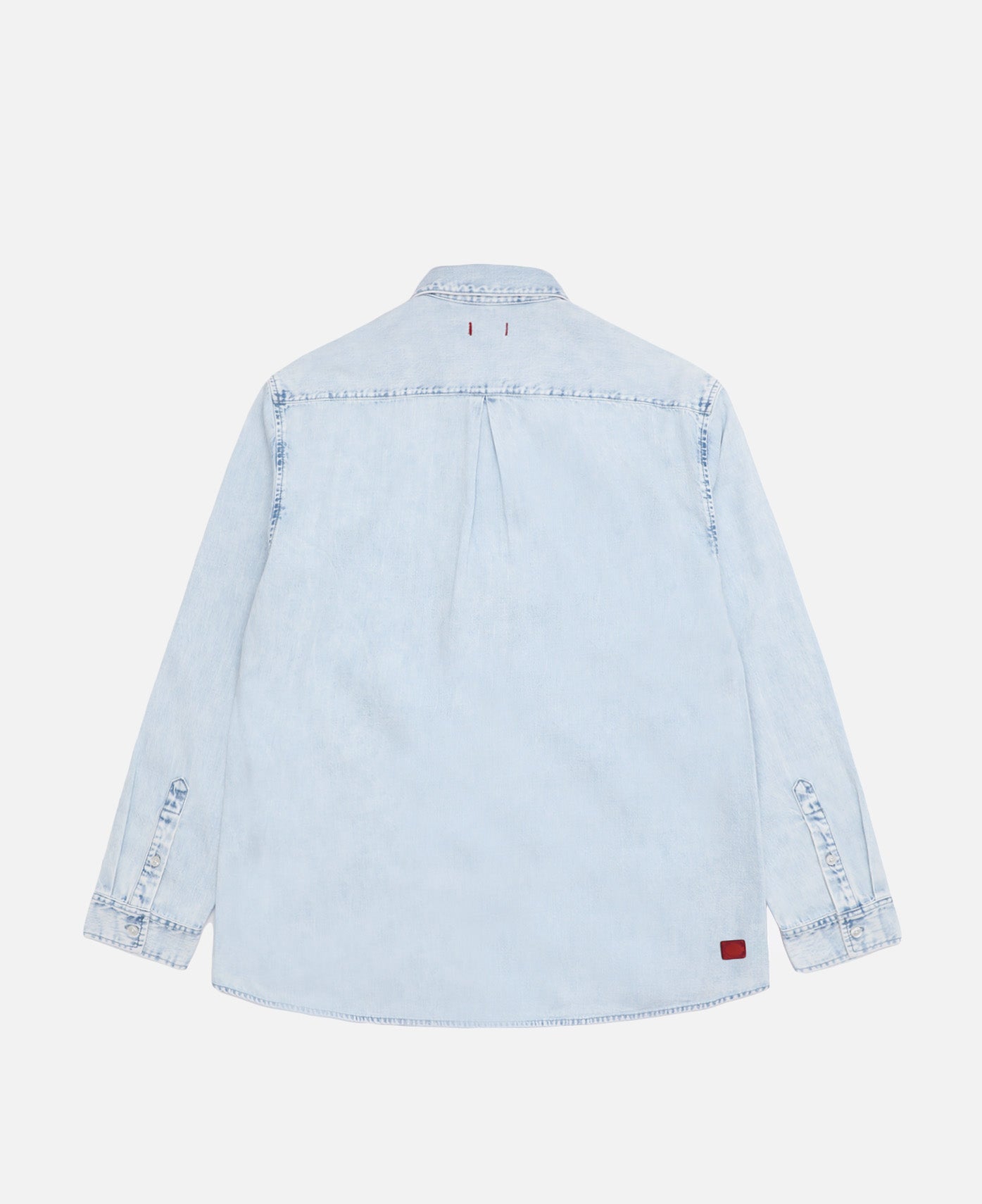 Washed Chinese Shirt (Blue)