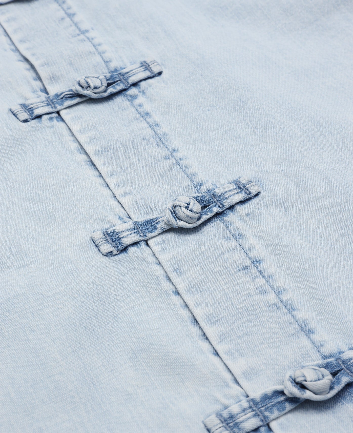 Washed Chinese Shirt (Blue)