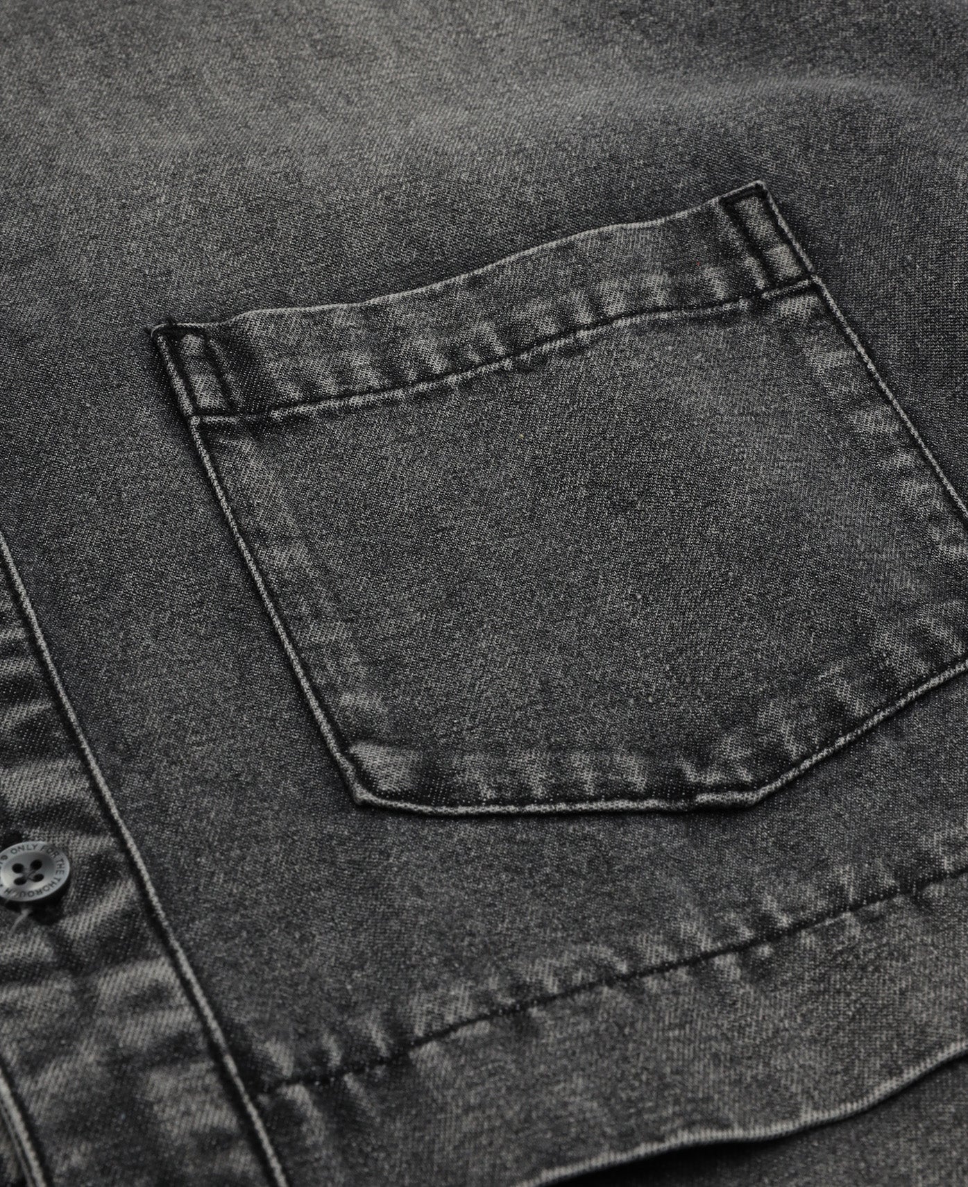 Washed Oversize Shirt (Grey)