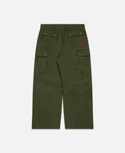 Wide Cargo Pants (Olive)