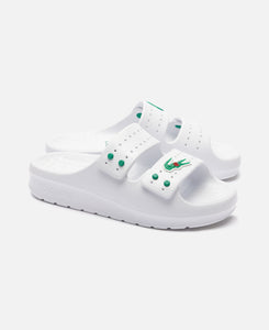 Serve Strap Slippers (White)