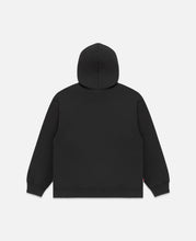 Chinese Button Fastening Hoodie (Black)