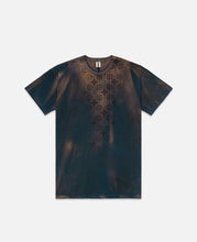 Oversized Bleached T-Shirt (Navy)