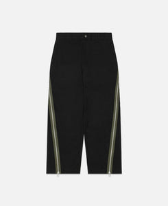 Zipper Track Pants (Black)