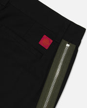 Zipper Track Pants (Black)