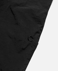 Nylon Belted Parachute Pants (Black)