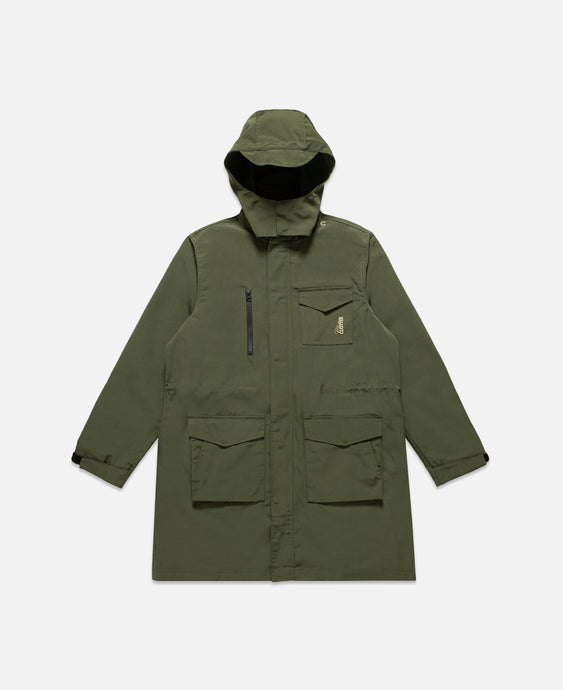 Nylon Hooded Parka (Olive)