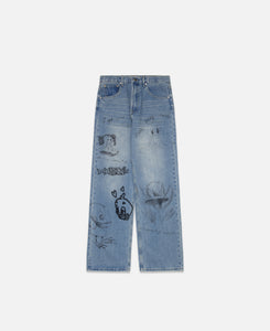 Beaker Bootcut Jeans (Blue)