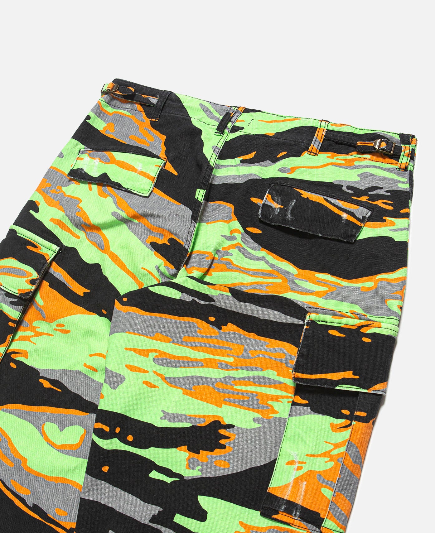 Unisex Printed Cargo Pants (Green)