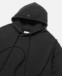 Unisex Swirl Premium Fleece Hoodie (Black)