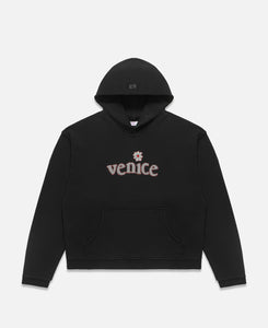 Unisex Venice Patch Hoodie (Black)