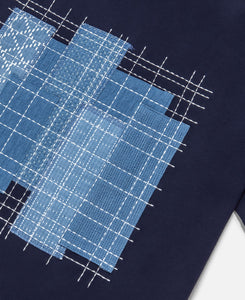 Patchwork T-Shirt (Navy)