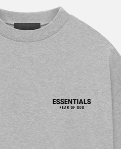 Jersey Crewneck T-Shirt (Light Grey)