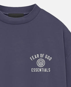 Jersey Crewneck T-Shirt (Navy)