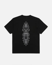 Embroidery Carrot Rabbit T-Shirt (Black)