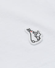Embroidery Carrot Rabbit T-Shirt (White)