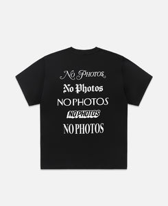 No Photos T-Shirt (Black)