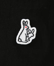 Rabbit Maria Embroidery T-Shirt (Black)