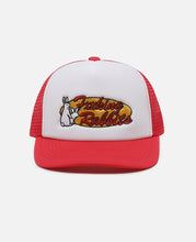 Retro Logo Mesh Cap (Red)
