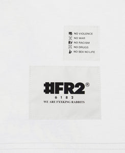 Sakura Embroidery #FR2 Logo T-Shirt (White)