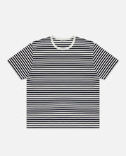 COOLMAX Stripe Jersey T-Shirt (Navy)