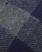 Mohair Hooded Shirt Jacket (Blue)