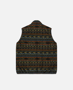 Piping Quilt Vest (Black)