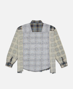 Rebuild By Needles I.O. Flannel Shirt (White)