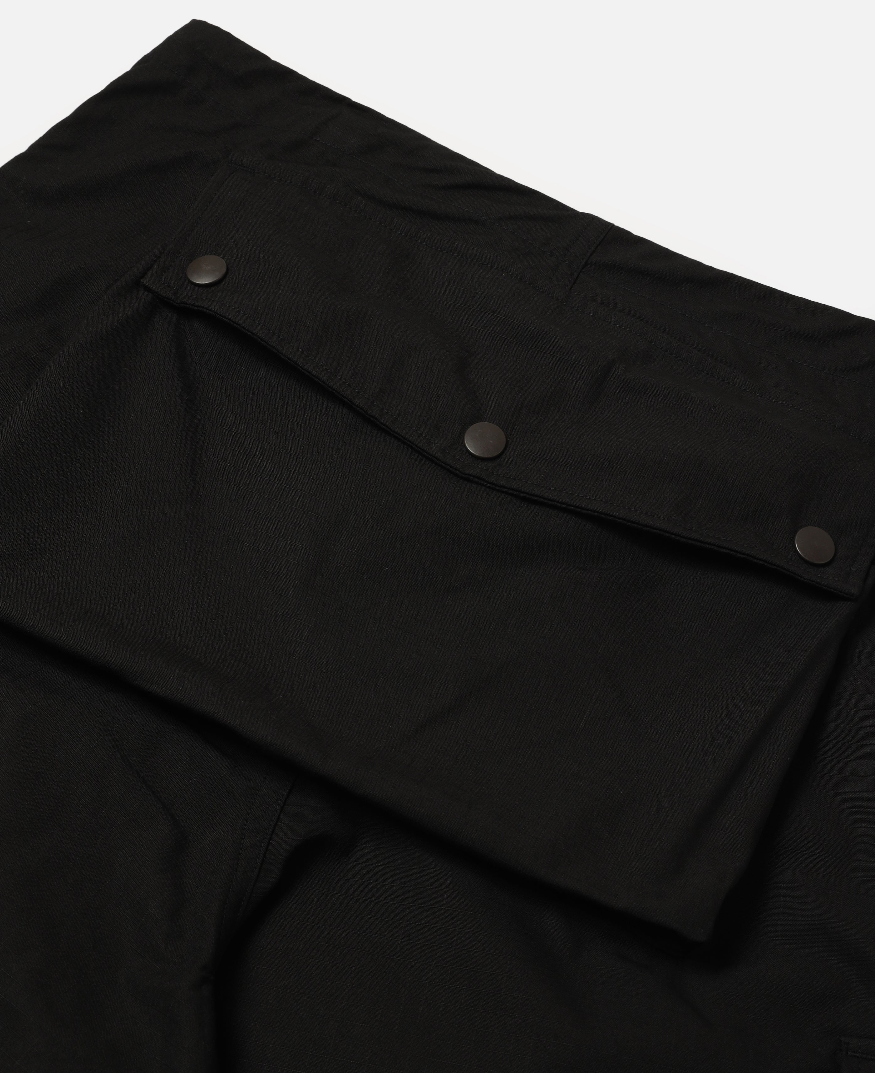 Field Shorts - Cotton Ripstop (Black)