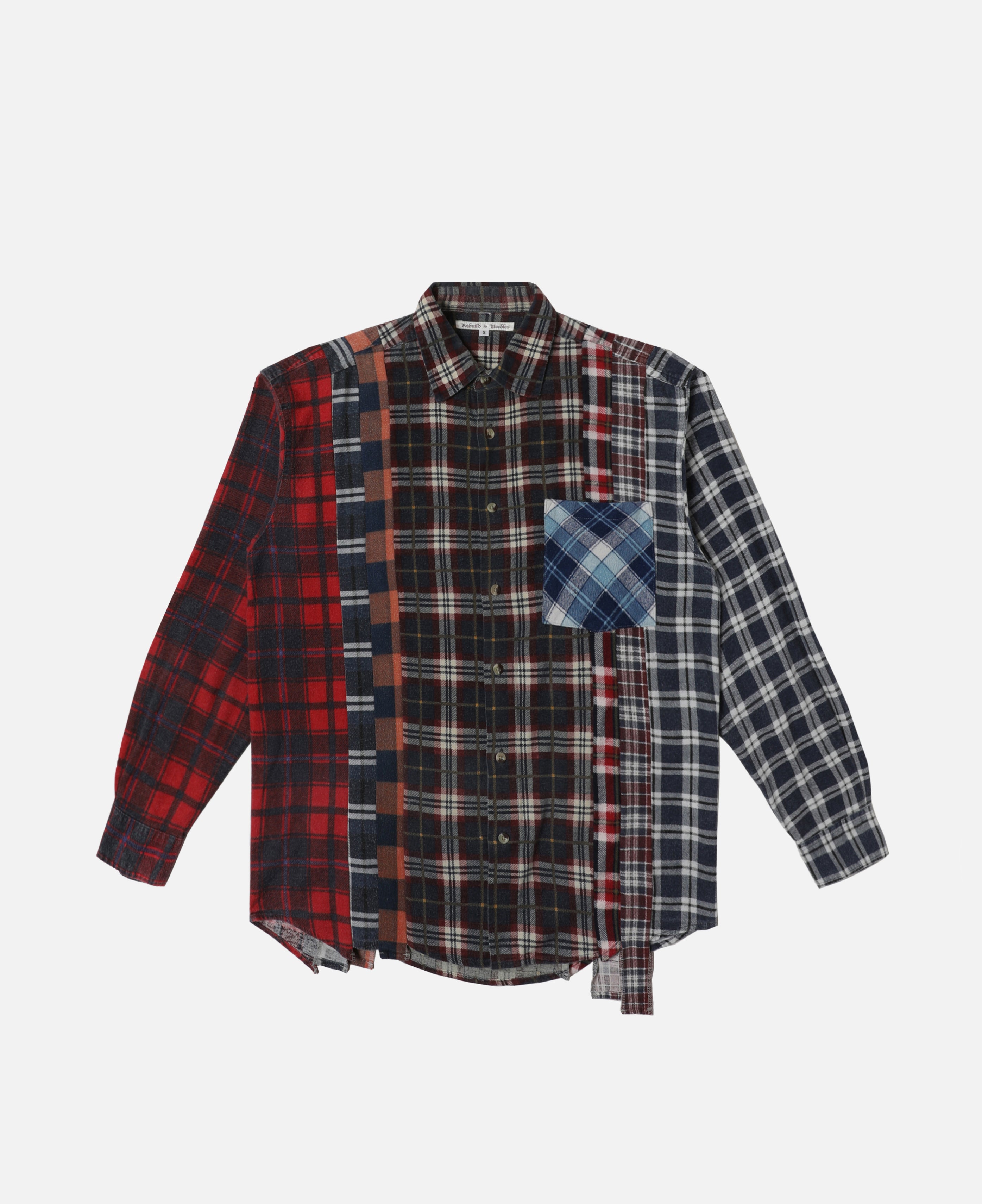 Flannel Shirt - 7 Cuts Shirt (Multi) (Size S)