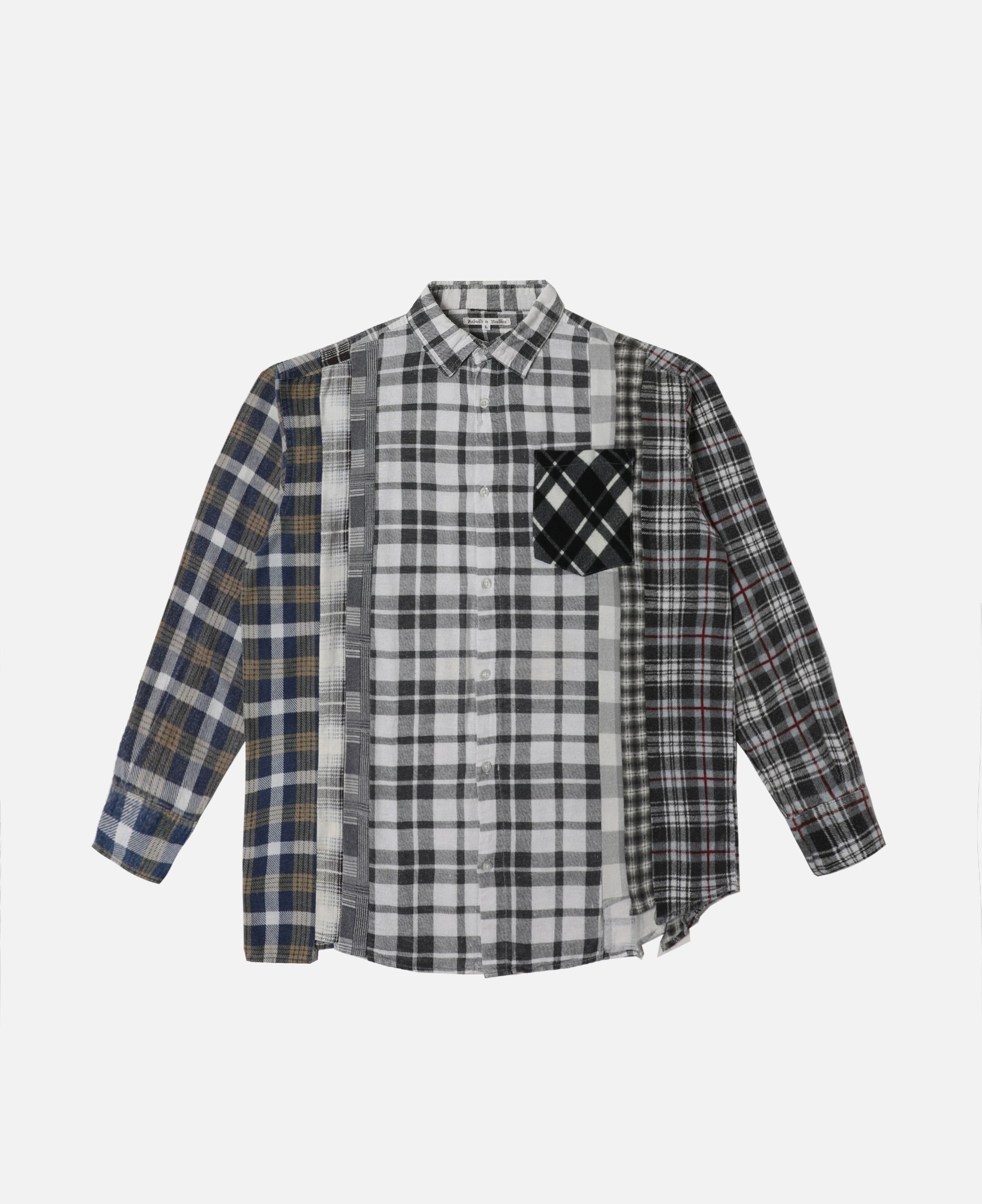 Flannel Shirt - 7 Cuts Shirt (Multi) (Size L)
