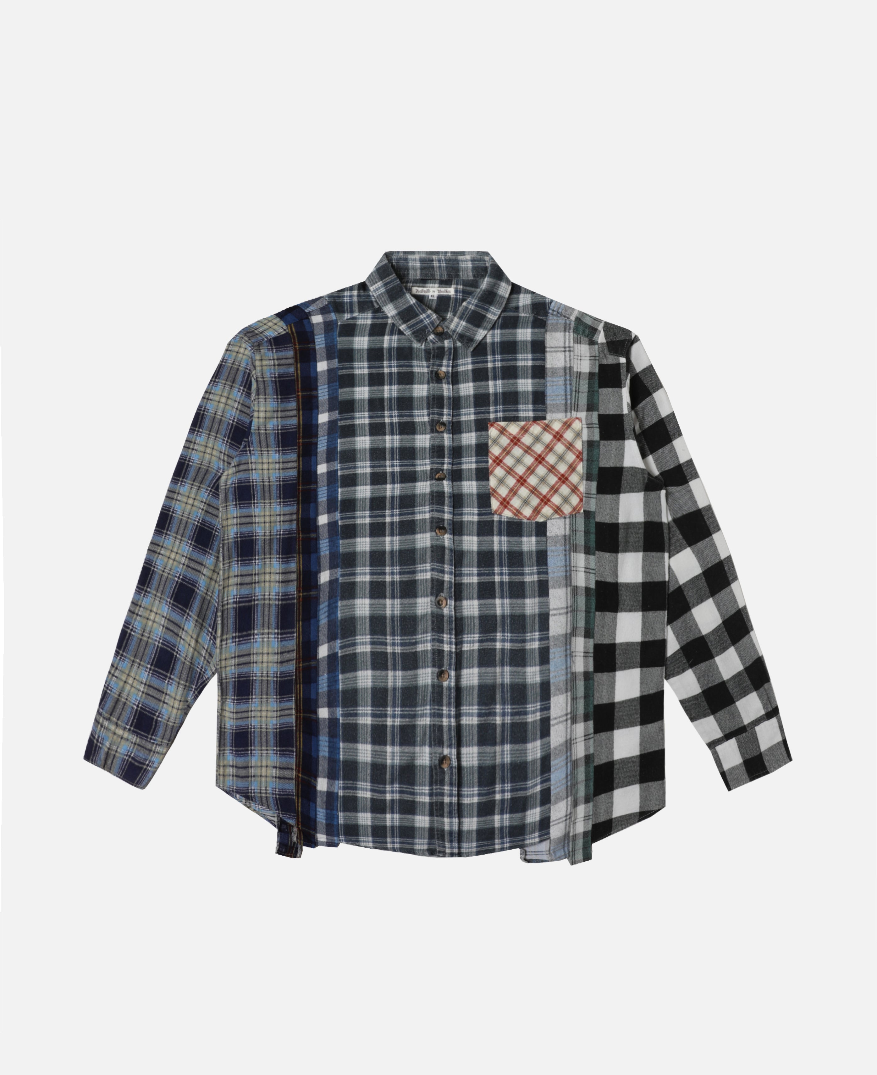 Flannel Shirt - 7 Cuts Shirt (Multi) (Size XL)