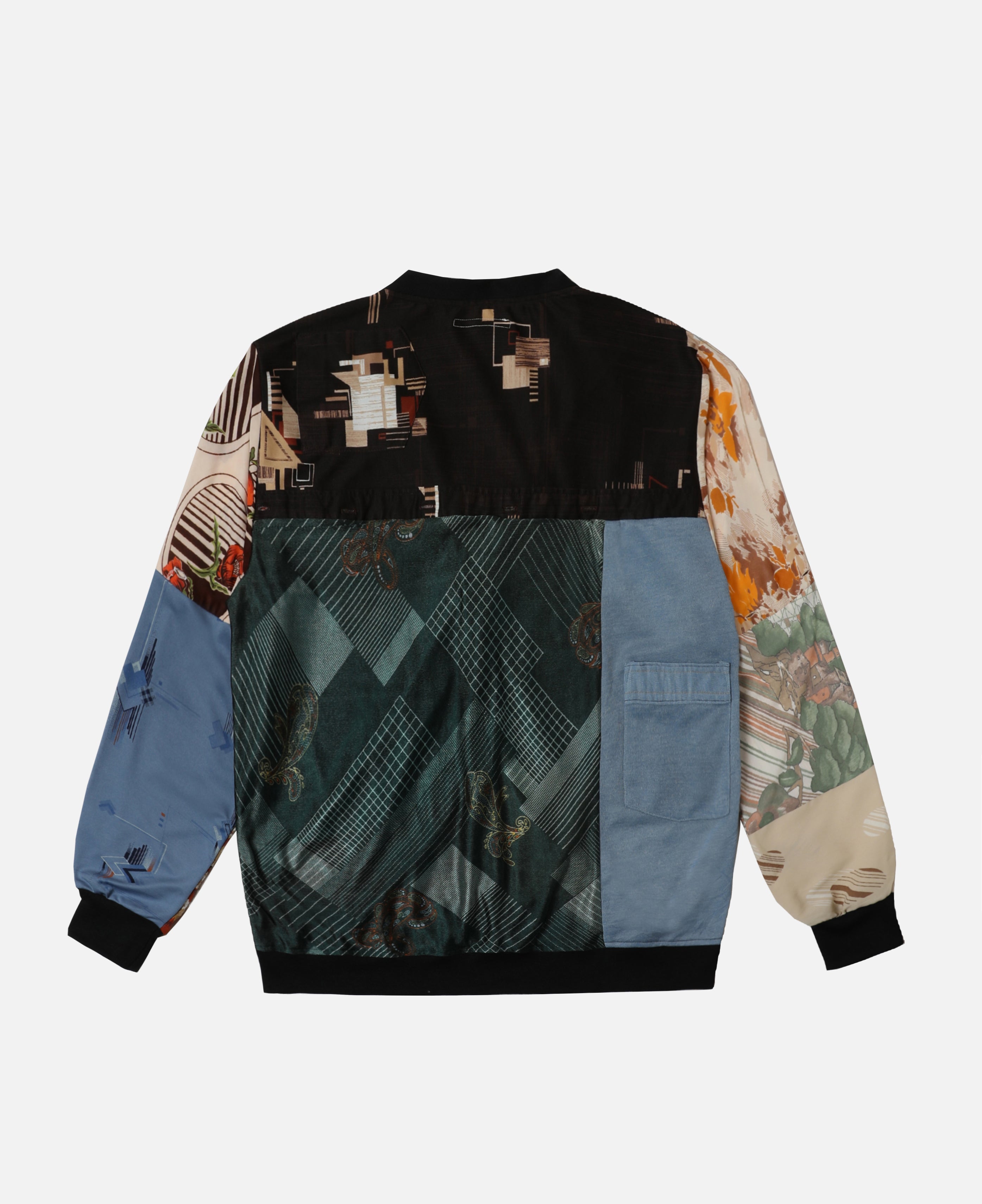 Polyester Shirt - Cardigan (Multi) (Size S)