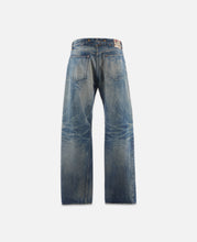 5 Pockets Damage Denim Pants (Blue)