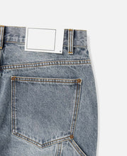 Denim Double Knee Pants (Blue)