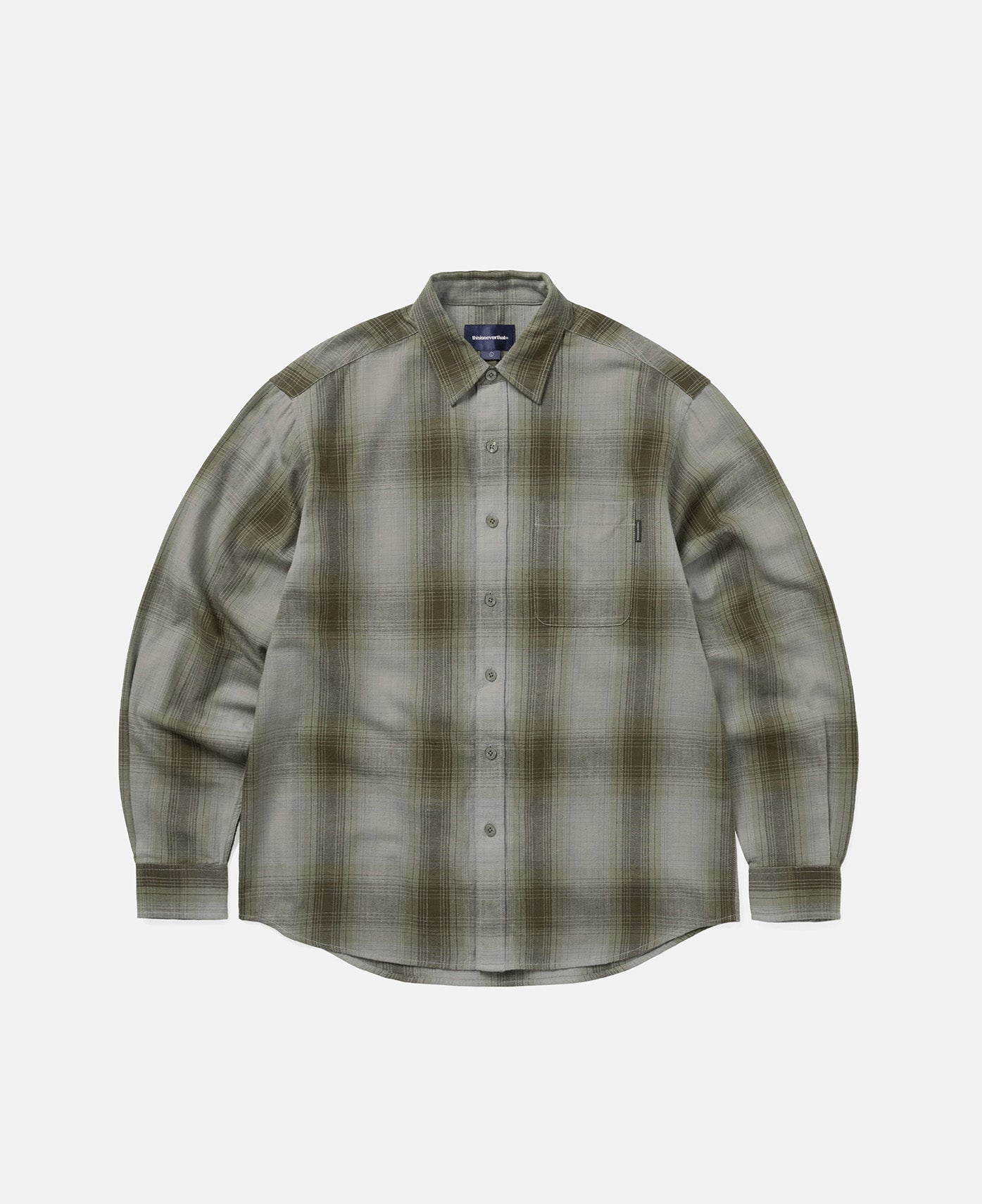 Nep Shadow Check Shirt (Khaki)