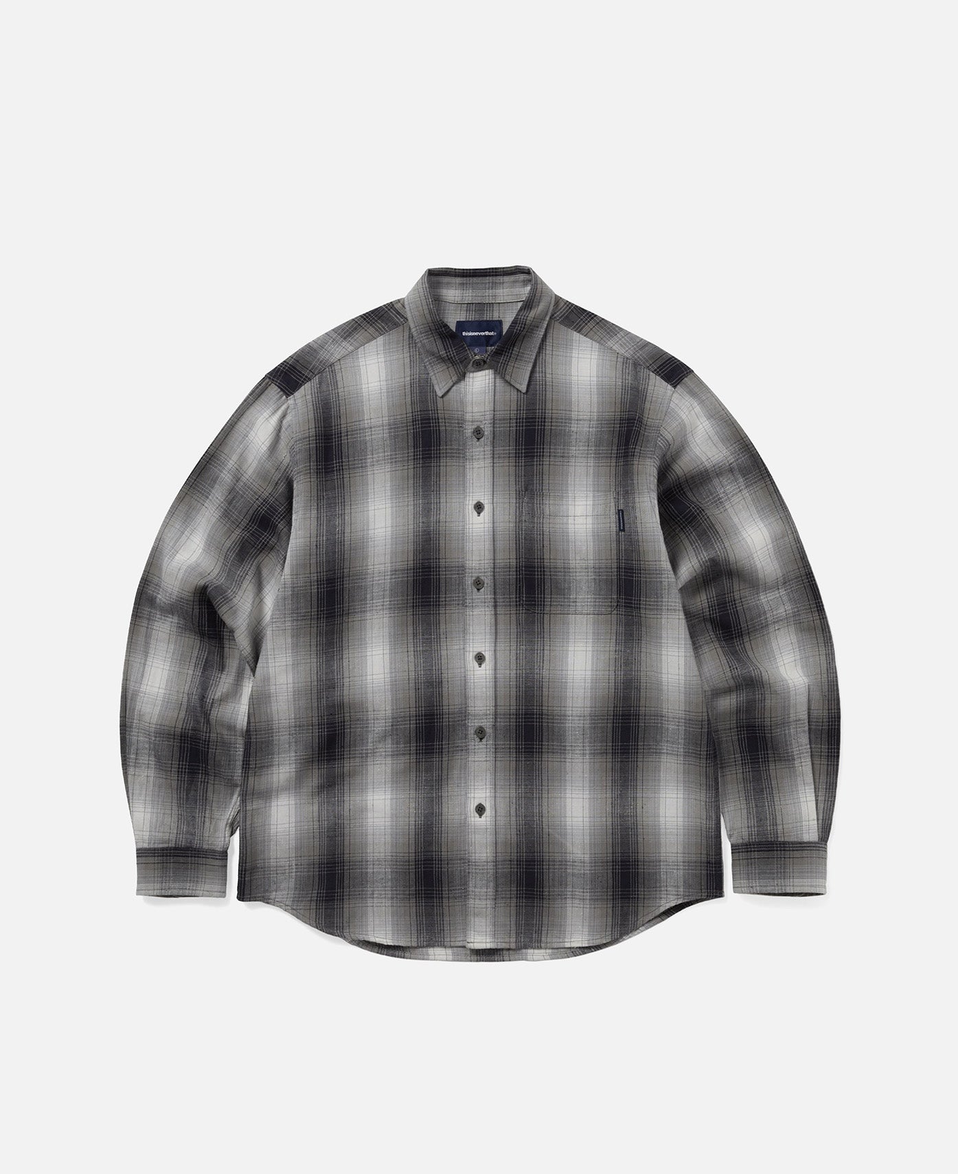 Nep Shadow Check Shirt (Navy)