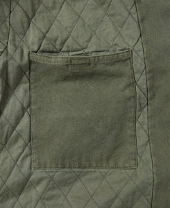 Overdyed Hooded Jacket (Olive)