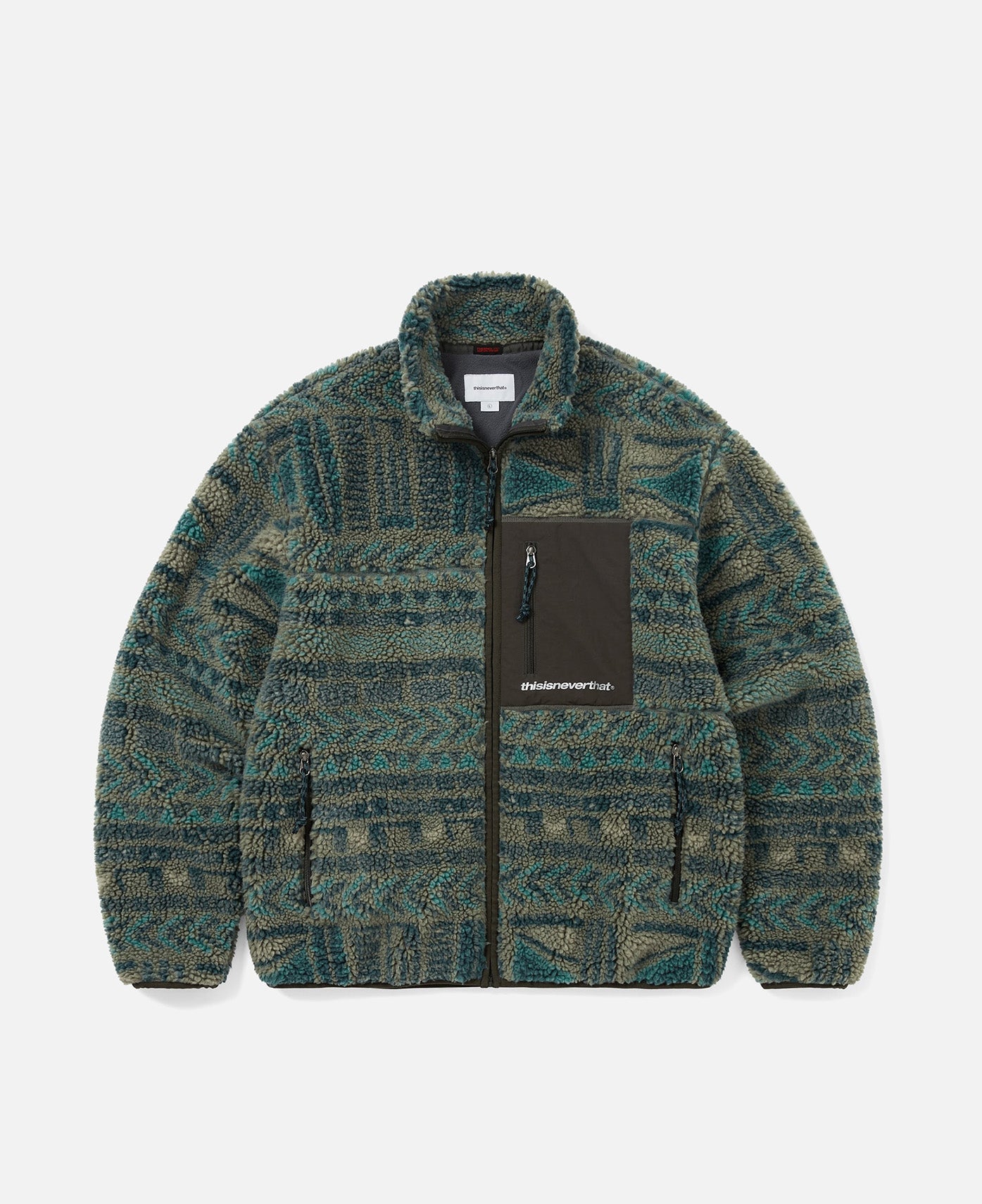 Sp Sherpa Fleece Jacket (Olive)