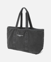 Washed Canvas Tote Bag (Black)