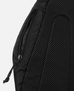 Washed Nylon Sling Bag (Black)