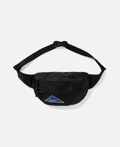 Washed Nylon Waist Bag (Black)