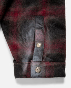 Arab Sword Flannel Zip-Up (Red)